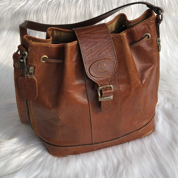 orofino Handbags - Italian made vintage bucket bag